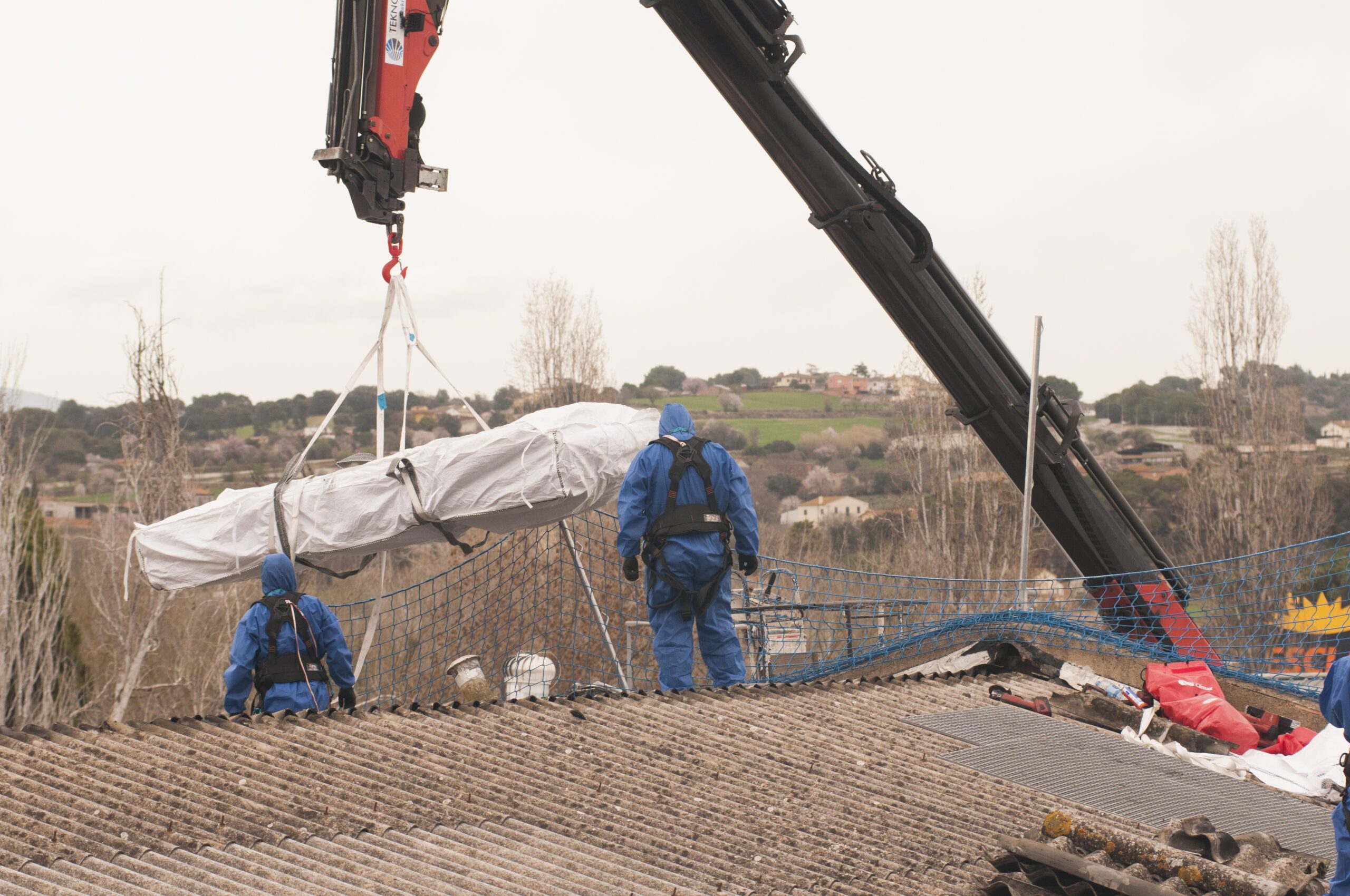 Remoção de amianto e reabilitação