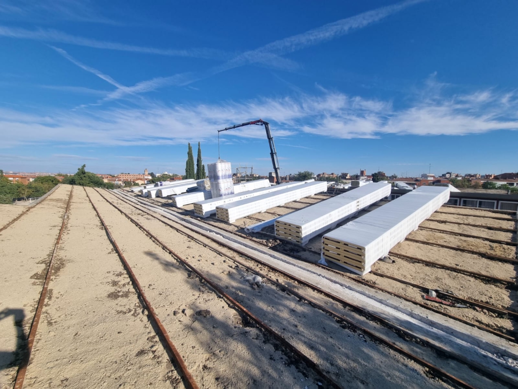 Reabilitação de telhado: remoção e nova cobertura